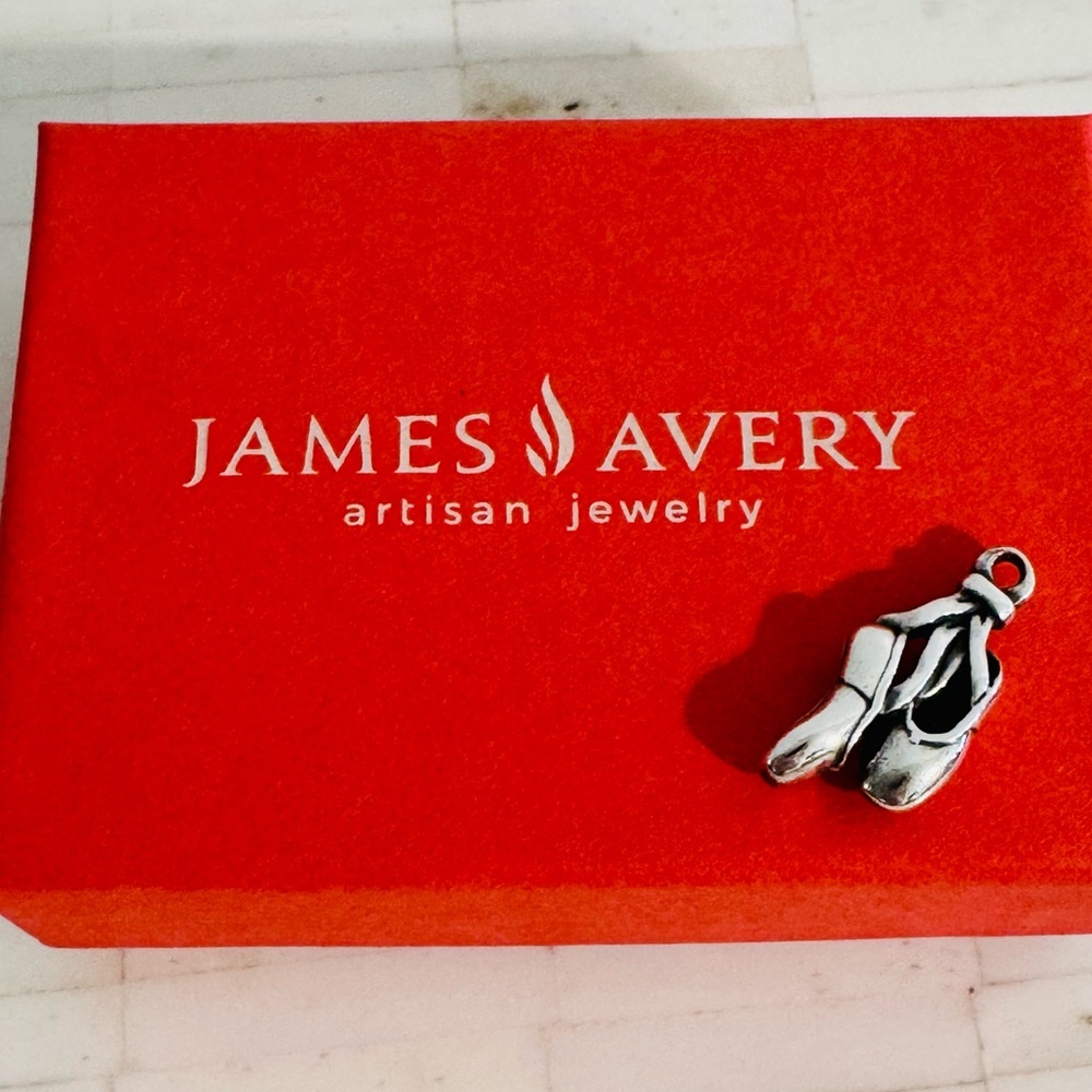 James Avery Silver Ballet Shoes charm